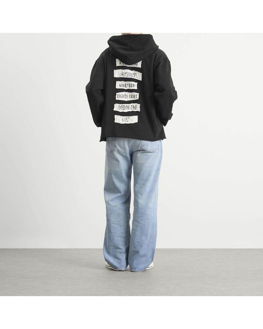 Honor The Gift Black Running Shit Since 1988 Zip Hoodie for men