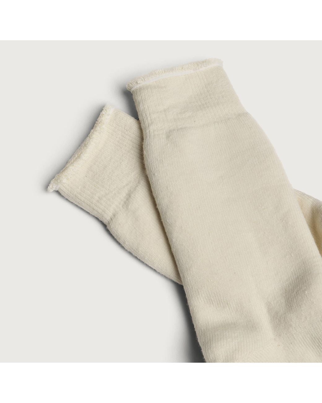 RoToTo White Double Face Sock