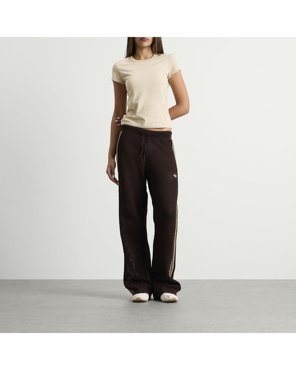 Adidas Black Crochet Track Pants