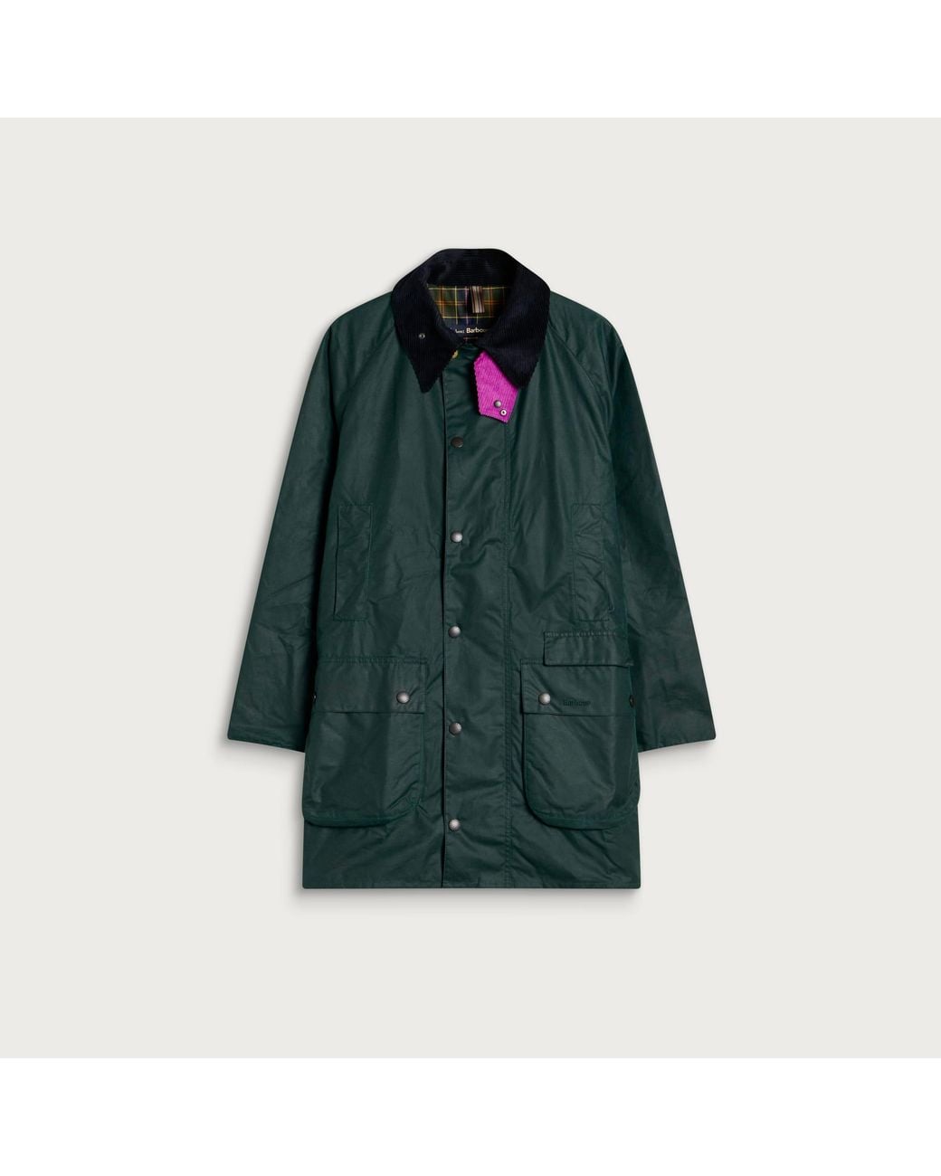 Barbour Green X Paul Smith Gamefair Wax Jacket for men