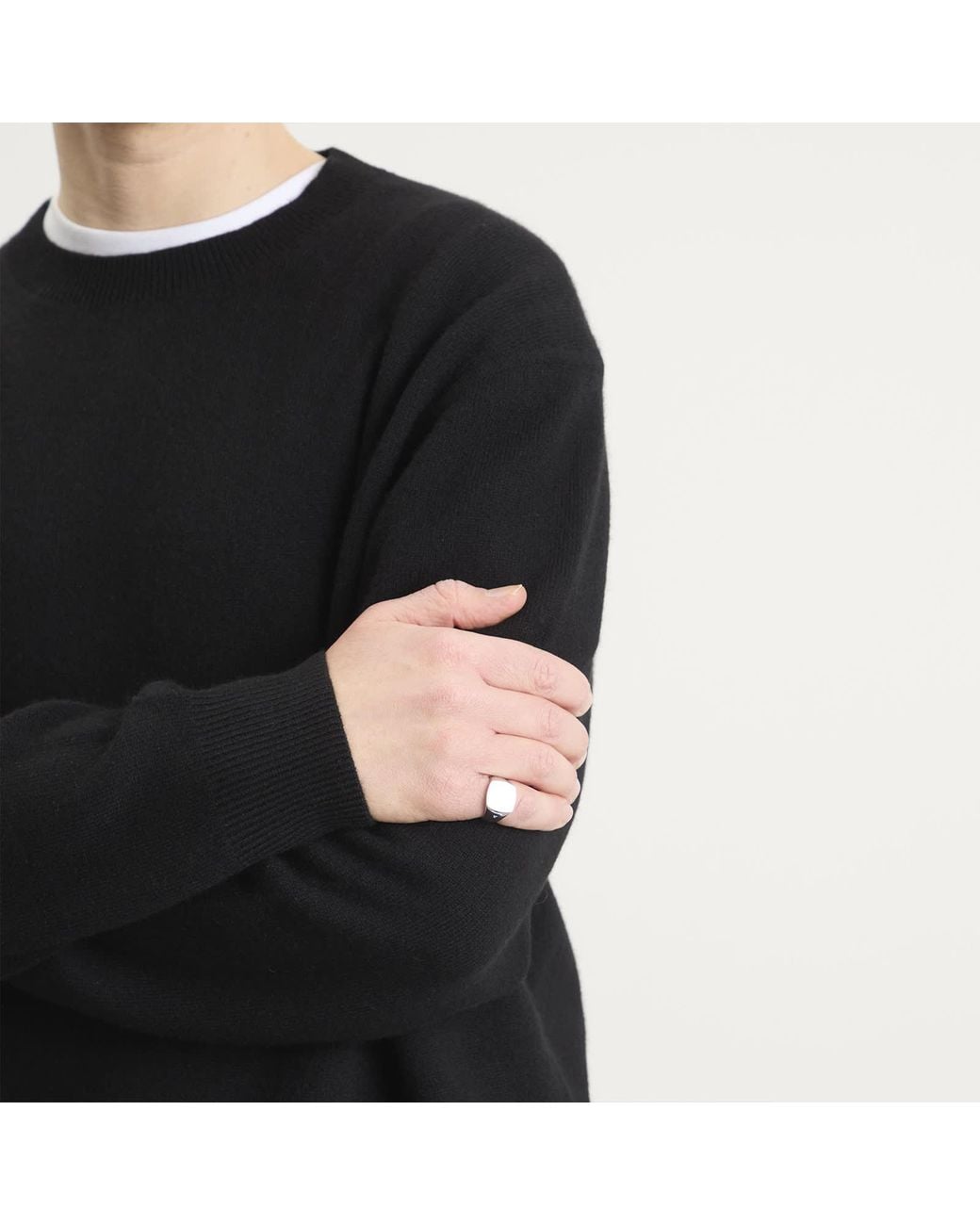 Wodd Color Code Tom Wood Cushion Ring in White | Lyst