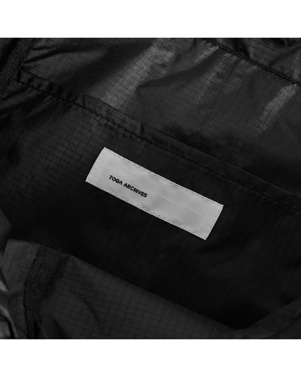 Toga Black Toga X Nts Drawstring Bag