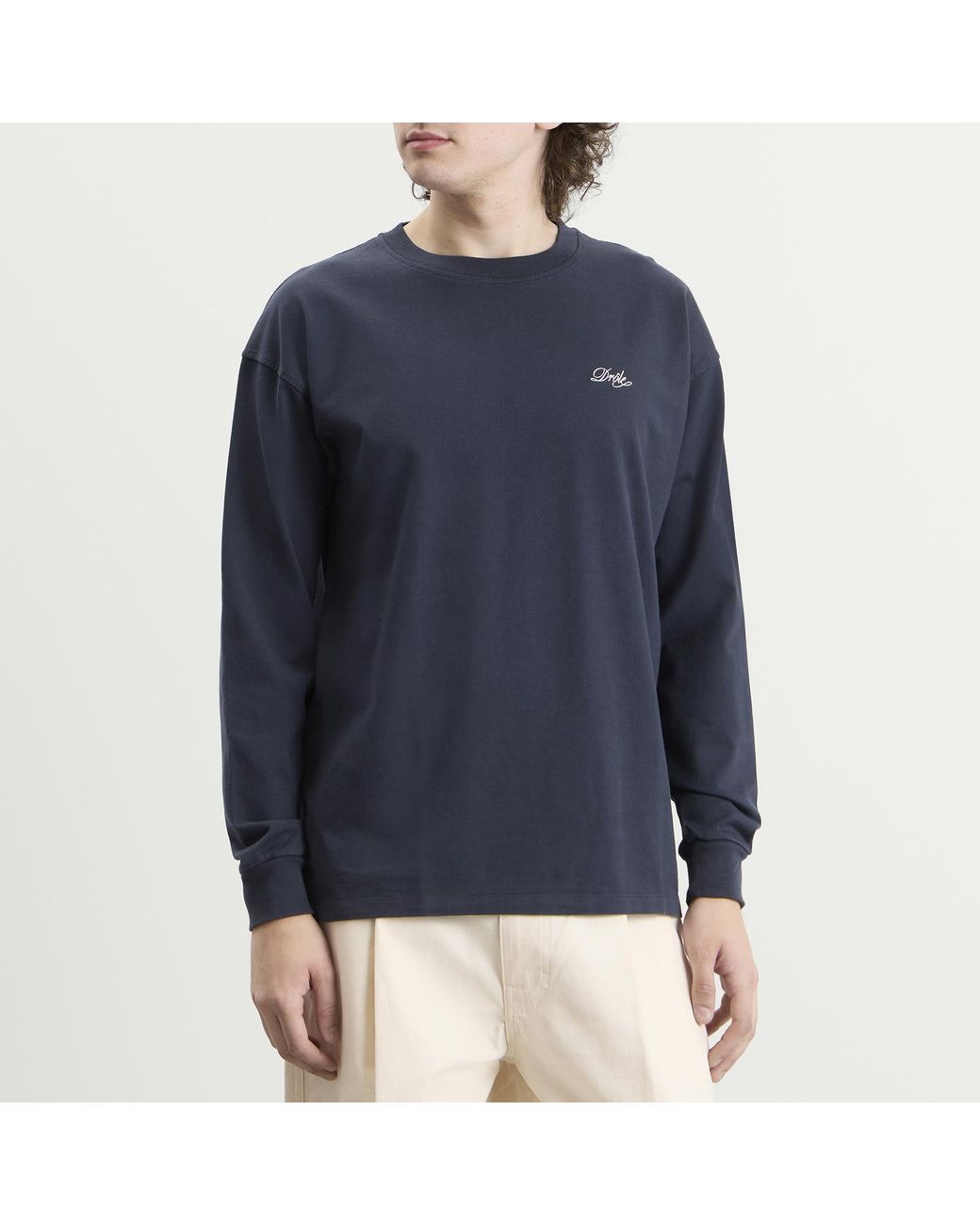 Drole de Monsieur Blue Drôle Belissima Long Sleeve T-Shirt for men