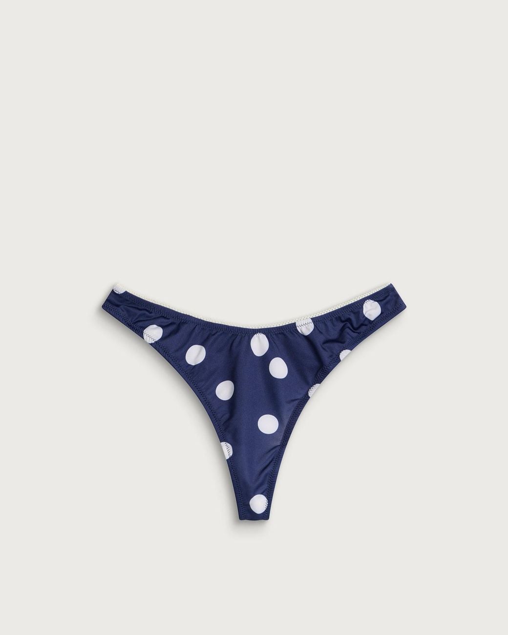 Fruity Booty Blue Polka Thong