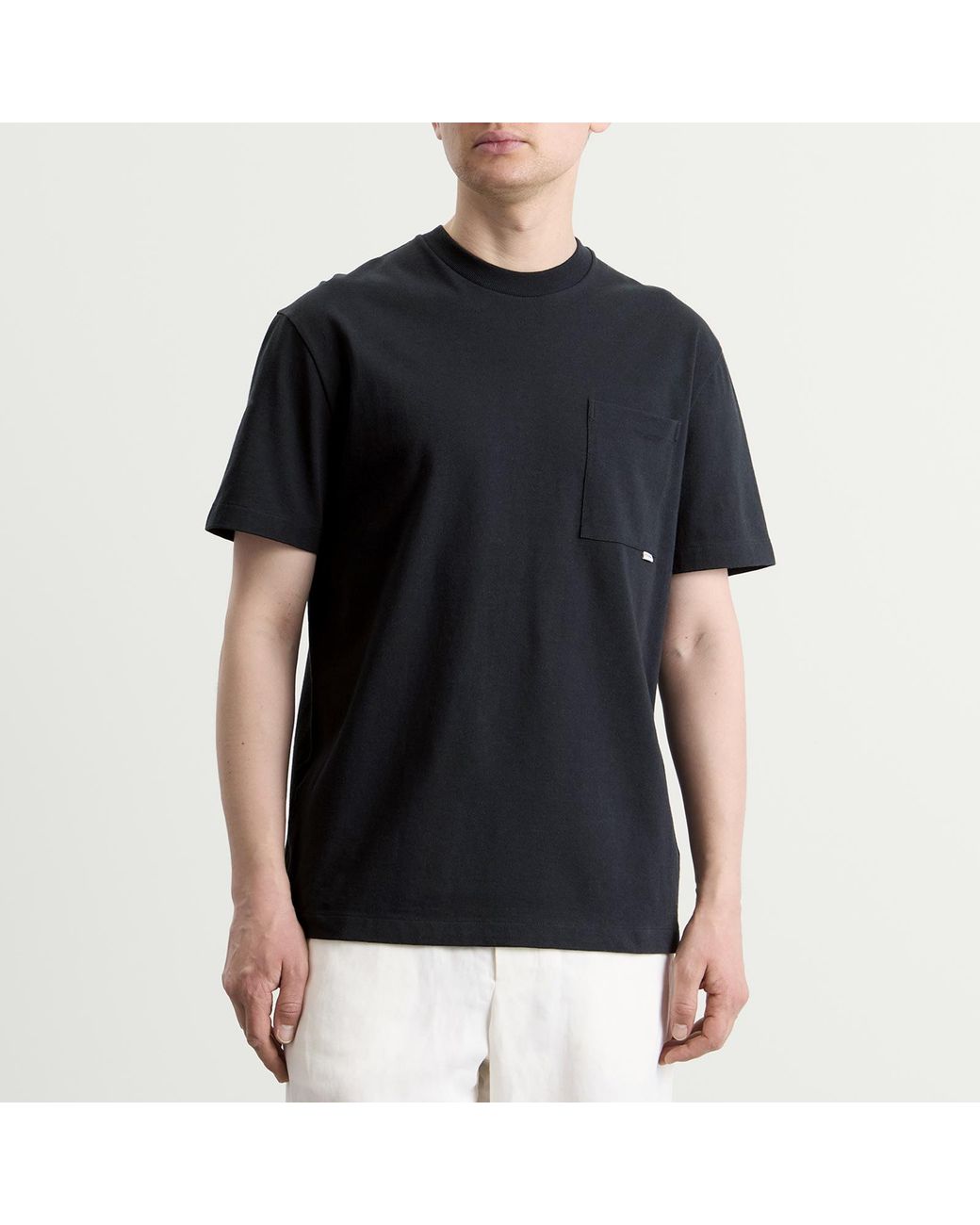 Jil Sander Black Jil Logo T-Shirt for men