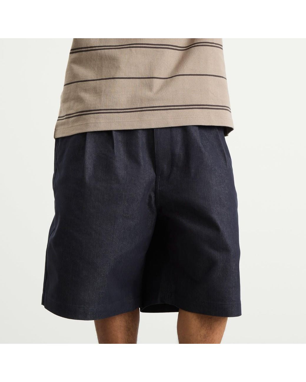 Comme des Garçons Blue Denim Shorts for men
