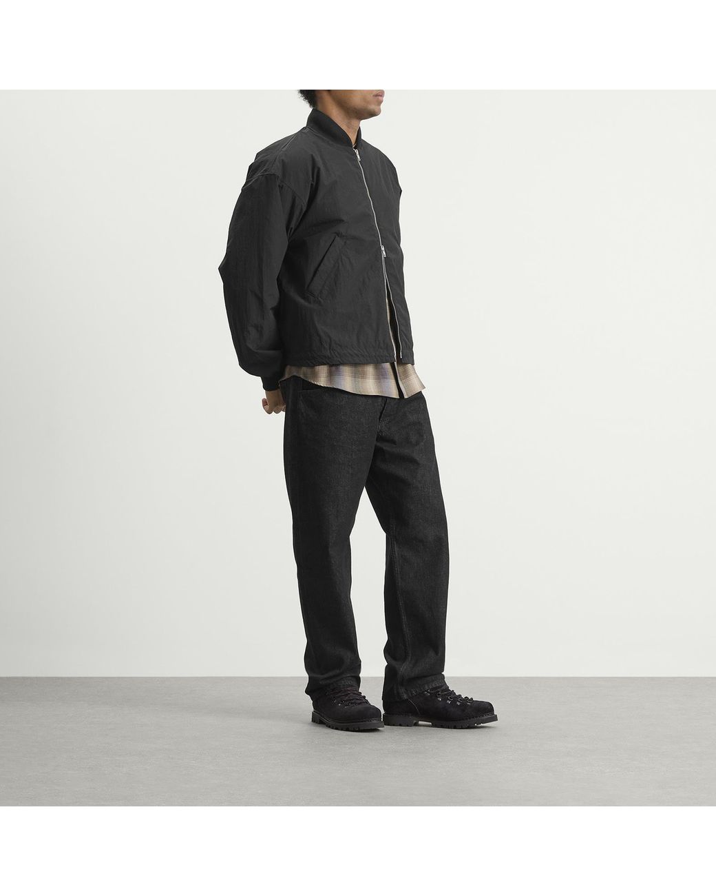 YMC Black Basement Bomber Jacket for men