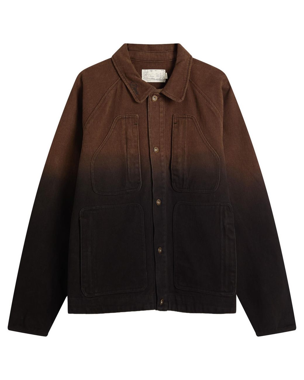 Dime Brown Dipped Chore Jacket for men