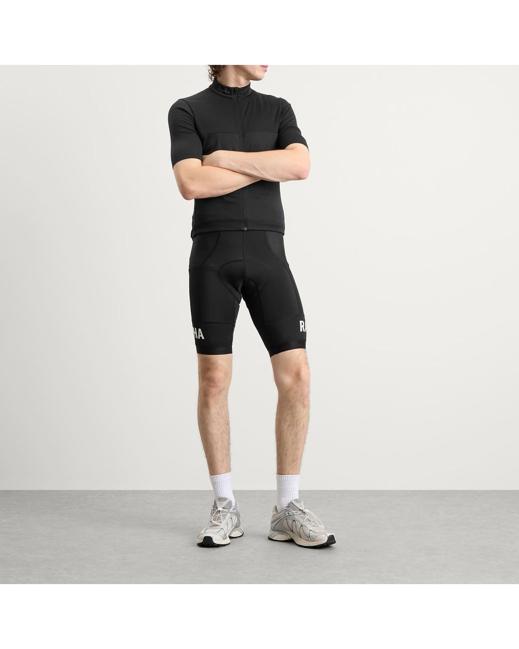 Rapha Black Brevet Element Jersey T-Shirt for men