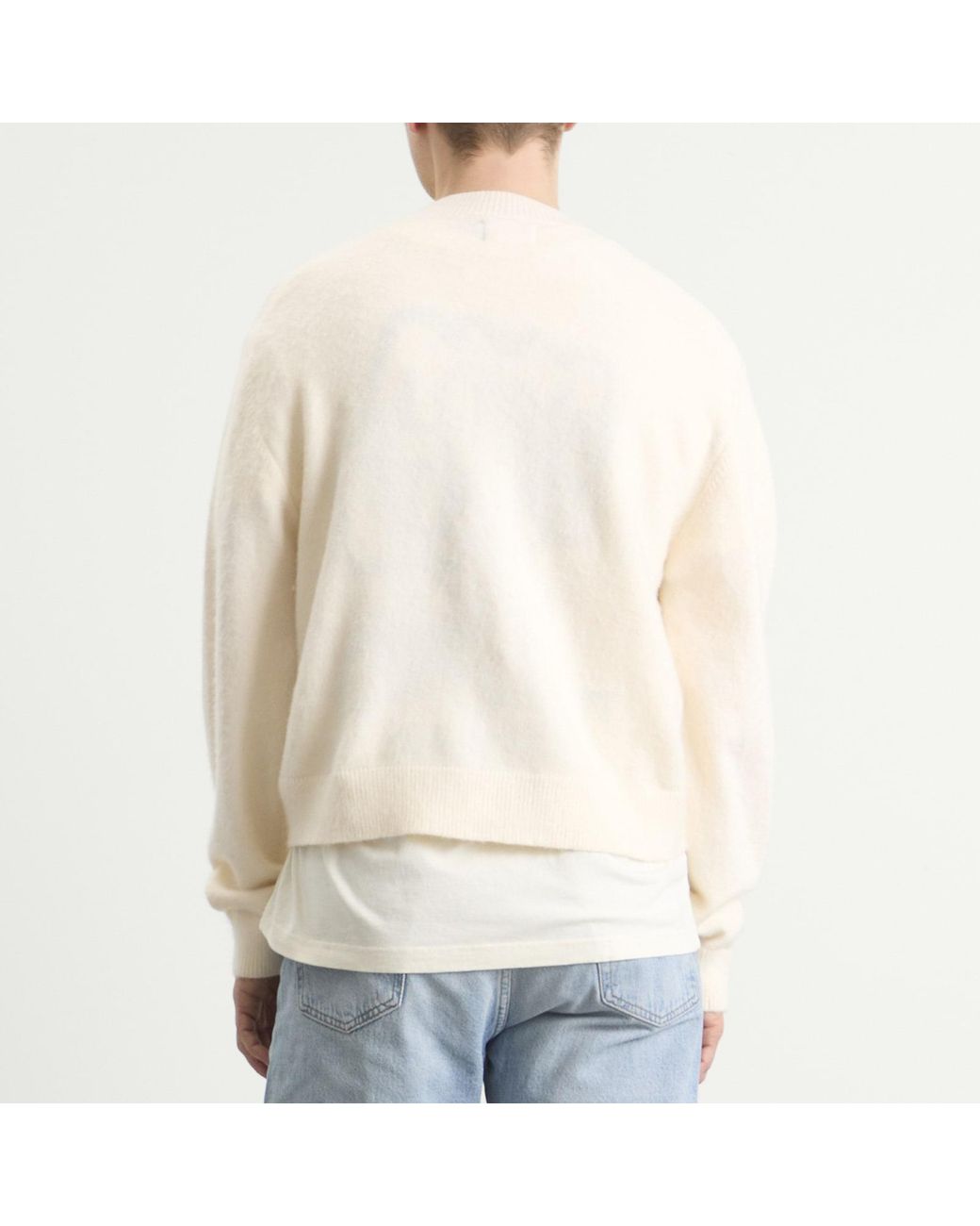Honor The Gift Natural Brushed Knit Cardigan for men