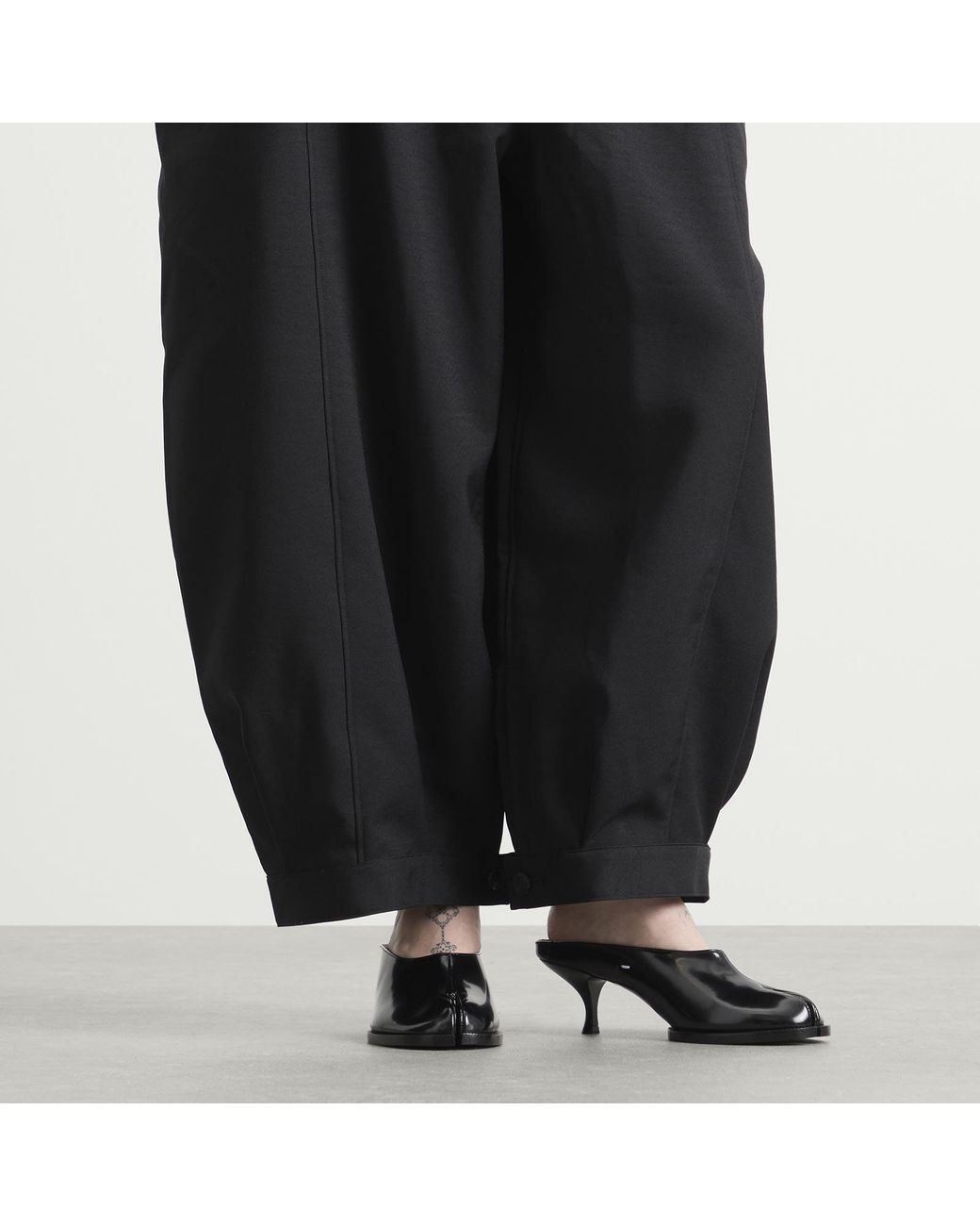 Maison Margiela Black Tabi City Evening Mules