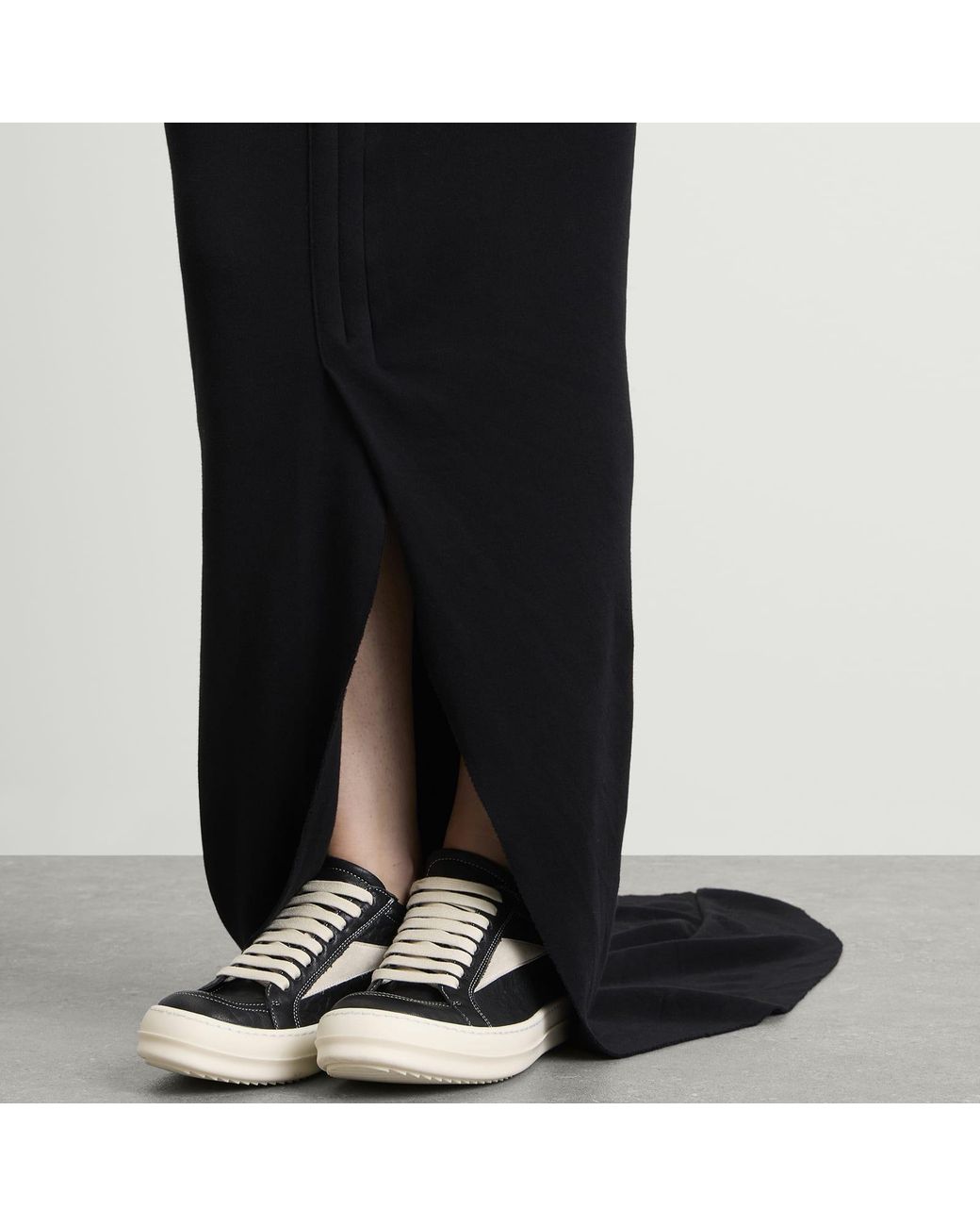 Rick Owens Black Edfu Maxi Skirt