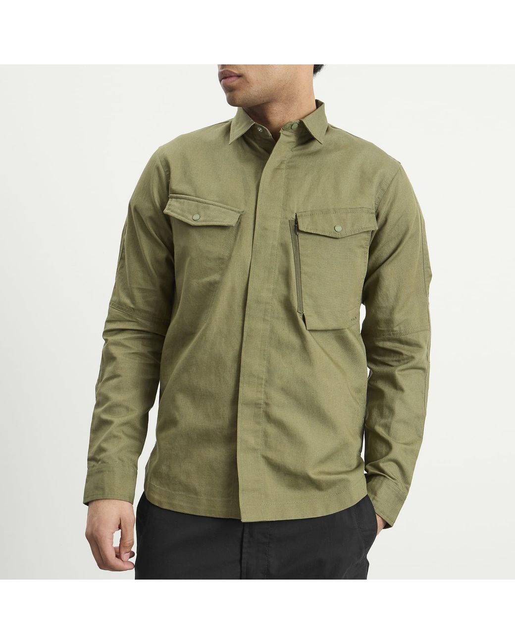 Maharishi Green Hemp Custom Shirt for men