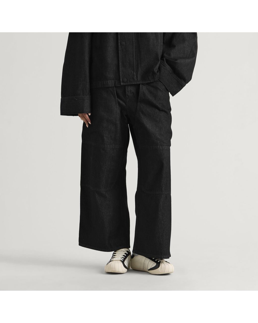 Y-3 Black Denim Large Pocket Pant