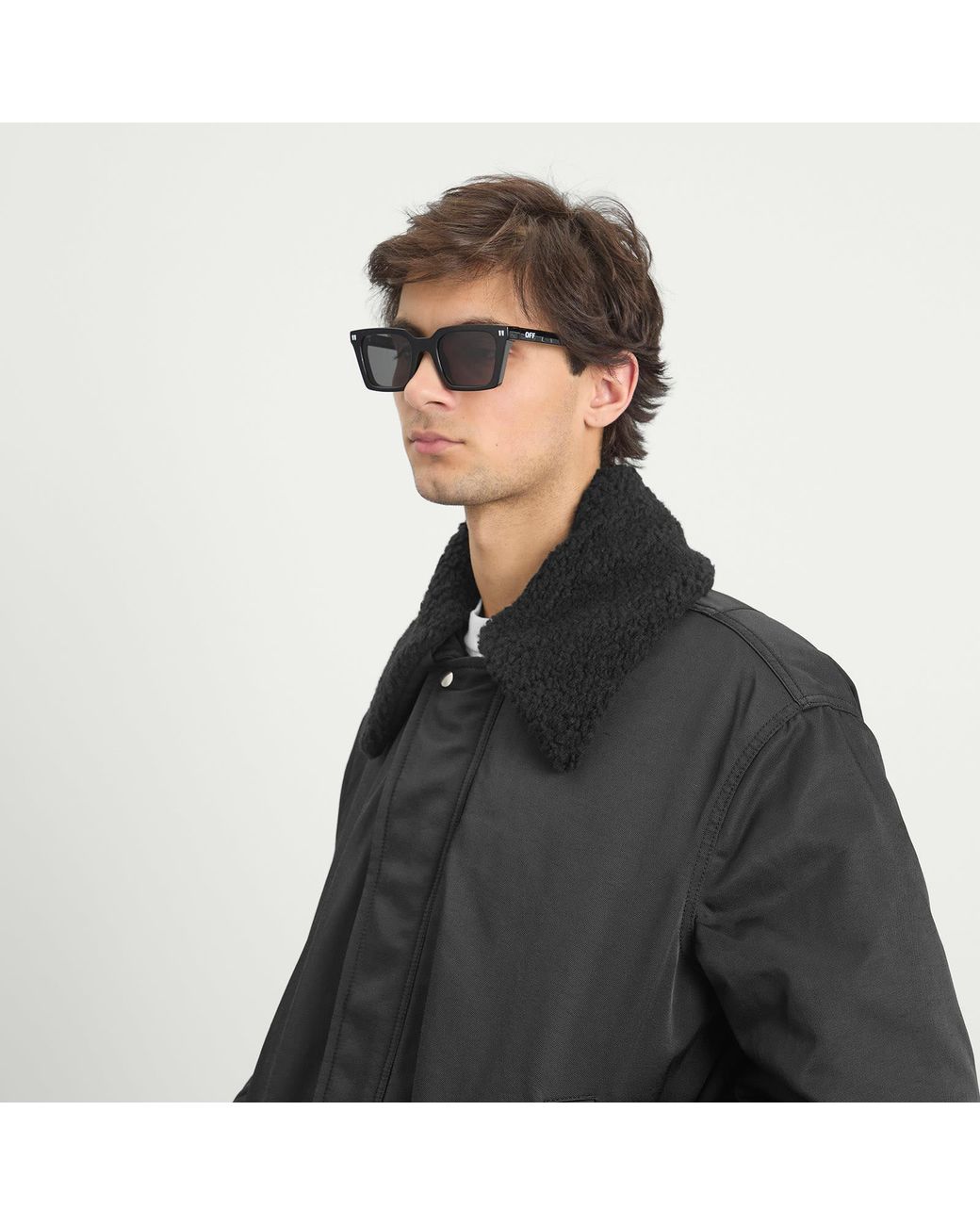 Off-White c/o Virgil Abloh Gray Reno Sunglasses