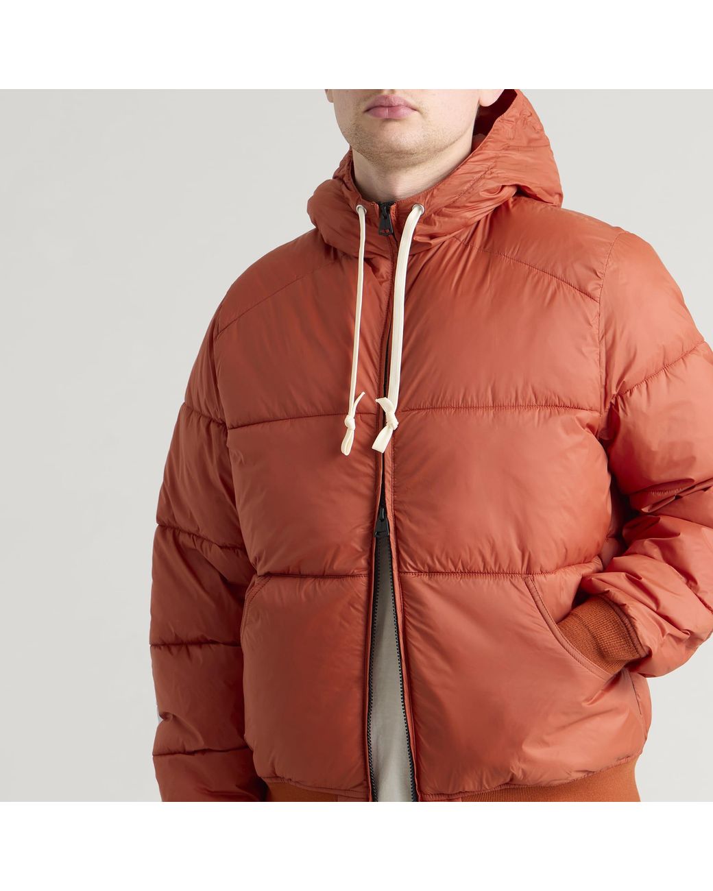 Big Rock Candy Mountaineering Orange Alpine Puffer Jacket for men