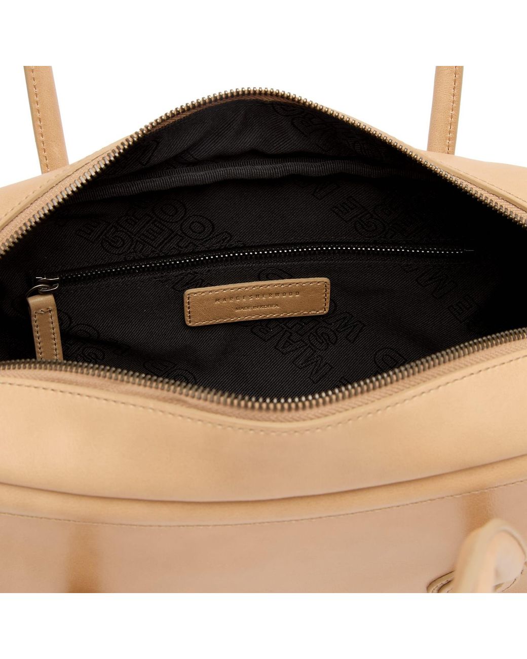 MARGE SHERWOOD Natural Small Soft Boston Bag
