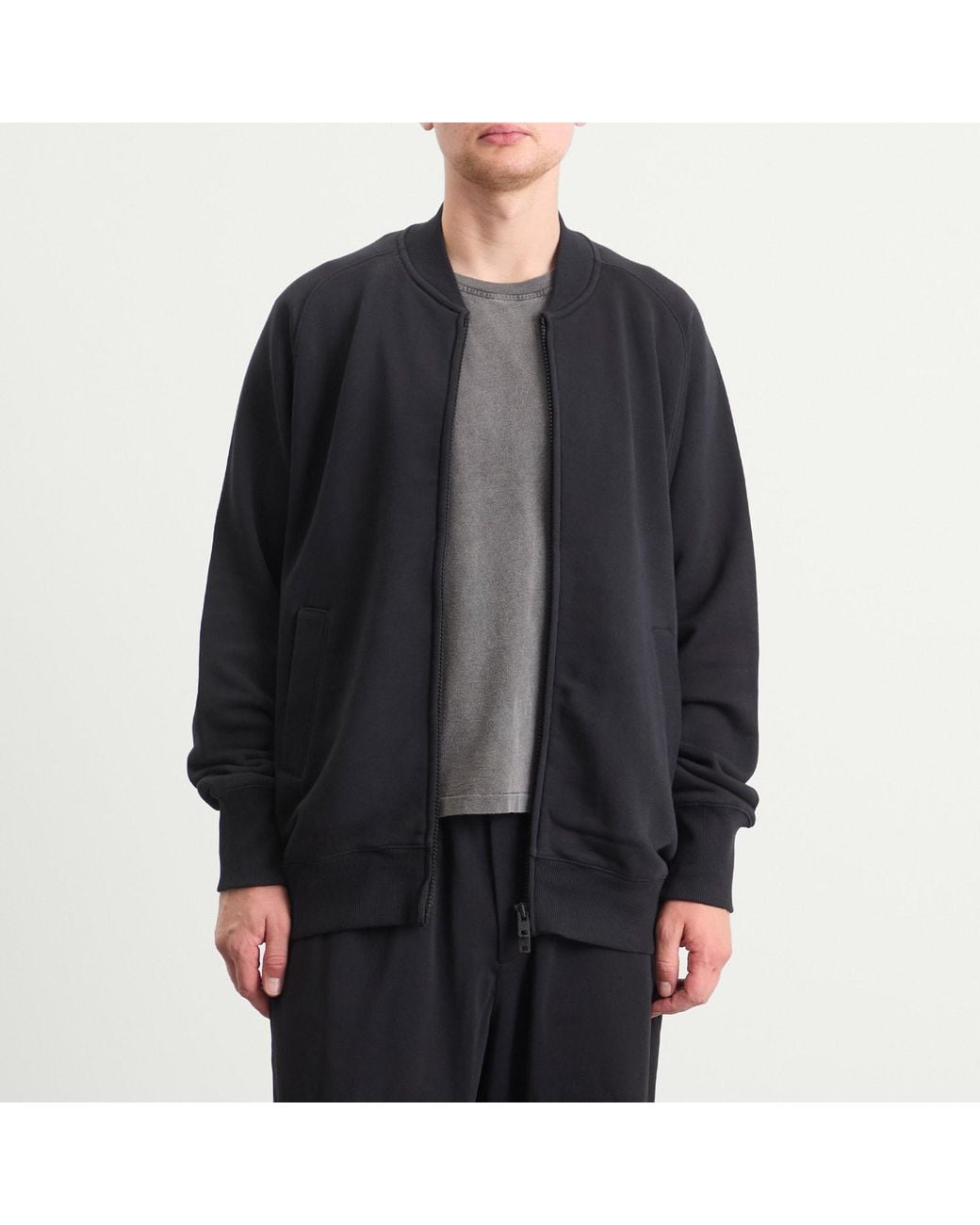 Y-3 Black Track Top for men