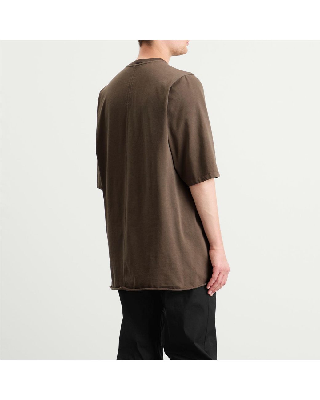 Rick Owens Brown Jumbo T-Shirt for men