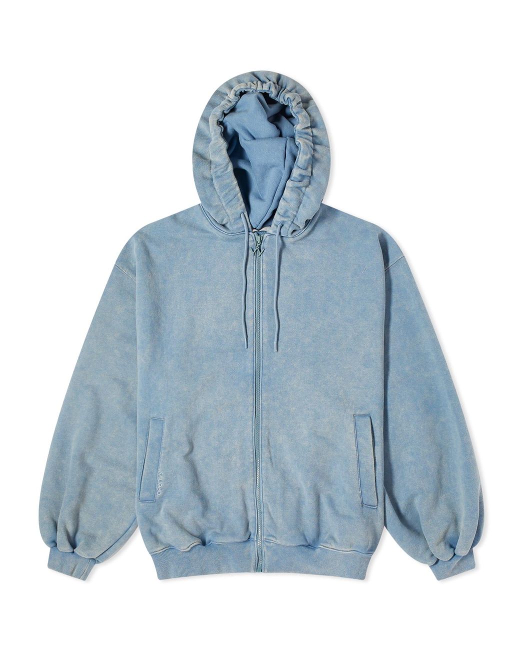 OPEN YY Wide Box Hoodie in Blue | Lyst