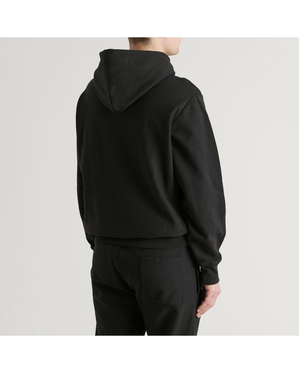 Champion Black Reverse Weave Relaxed Hoodie for men