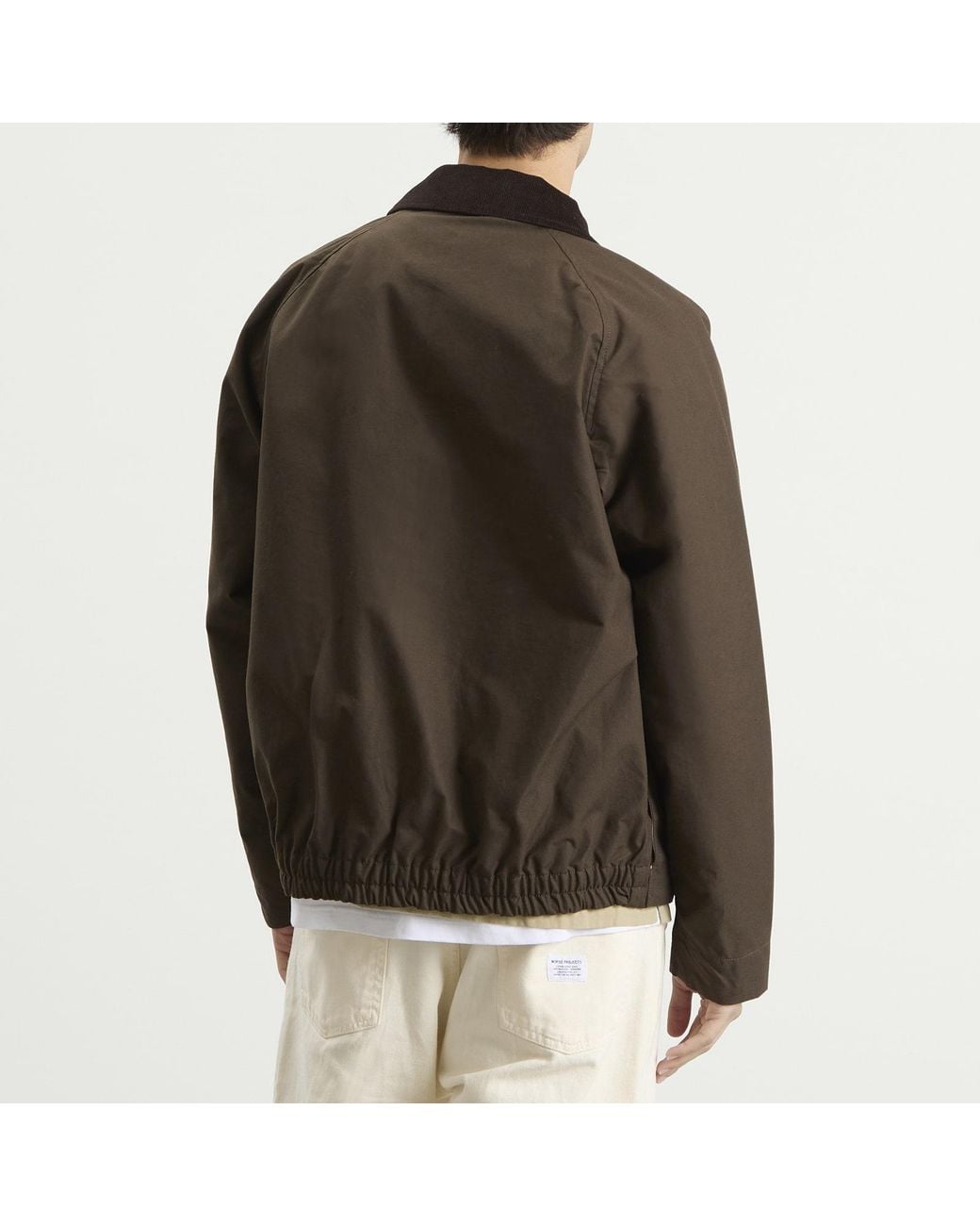 Norse Projects Green Holmen Wax Jacket for men