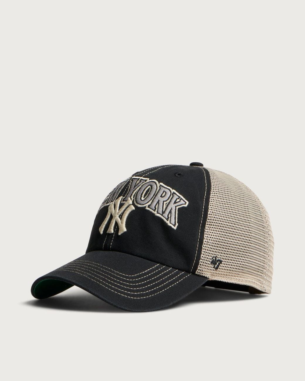'47 Black Ny Yankees Mesh Clean Up Cap