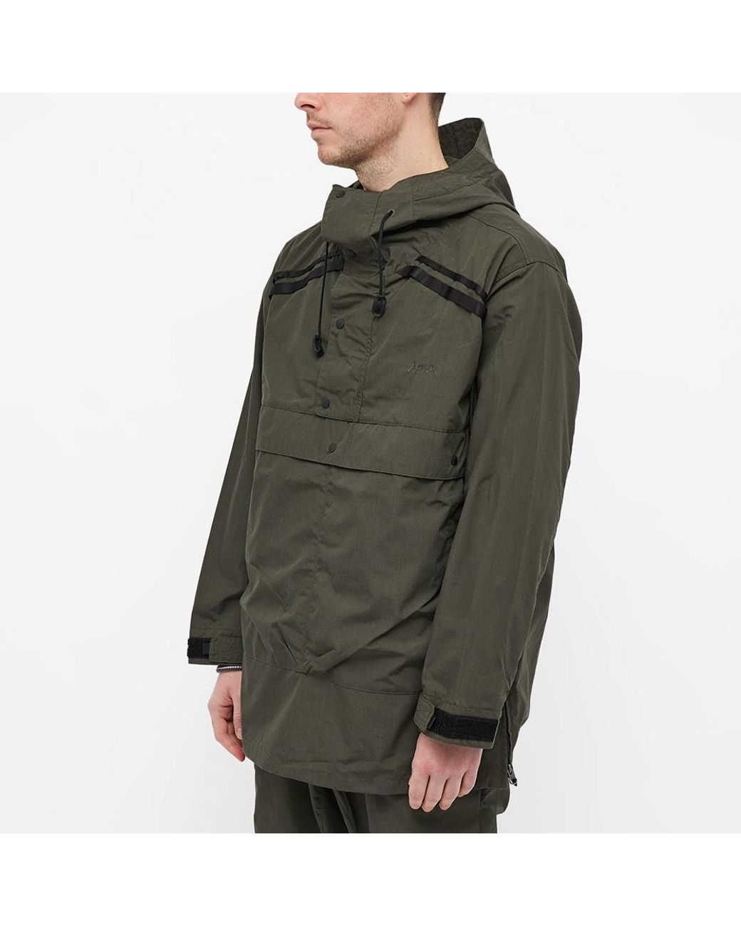 NANGA Takibi Field Anorak Parka Jacket in Green for Men | Lyst