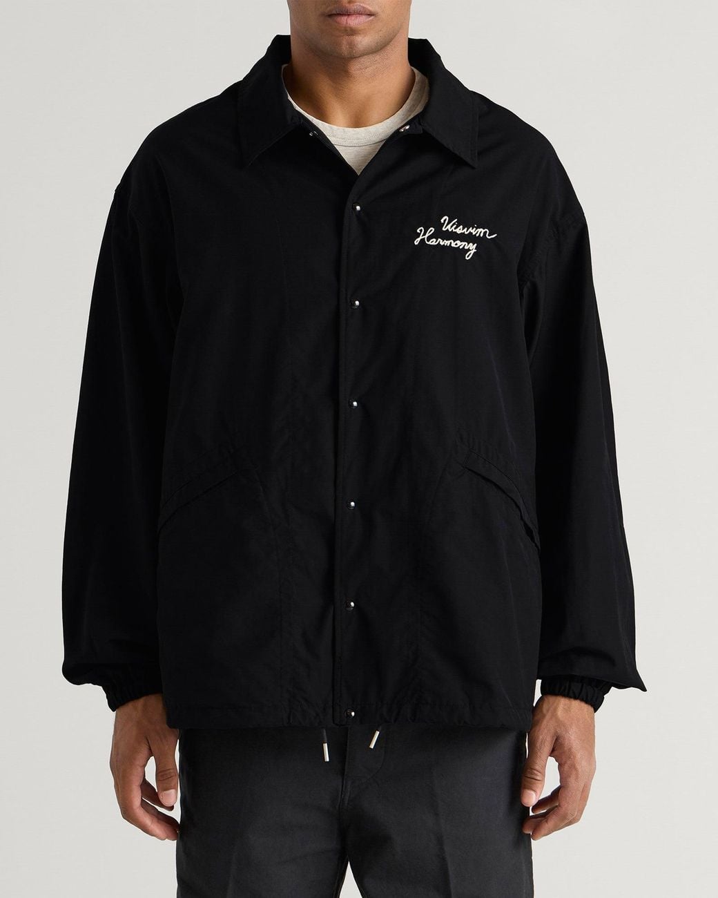 Visvim Black Windfall Coach Jacket for men