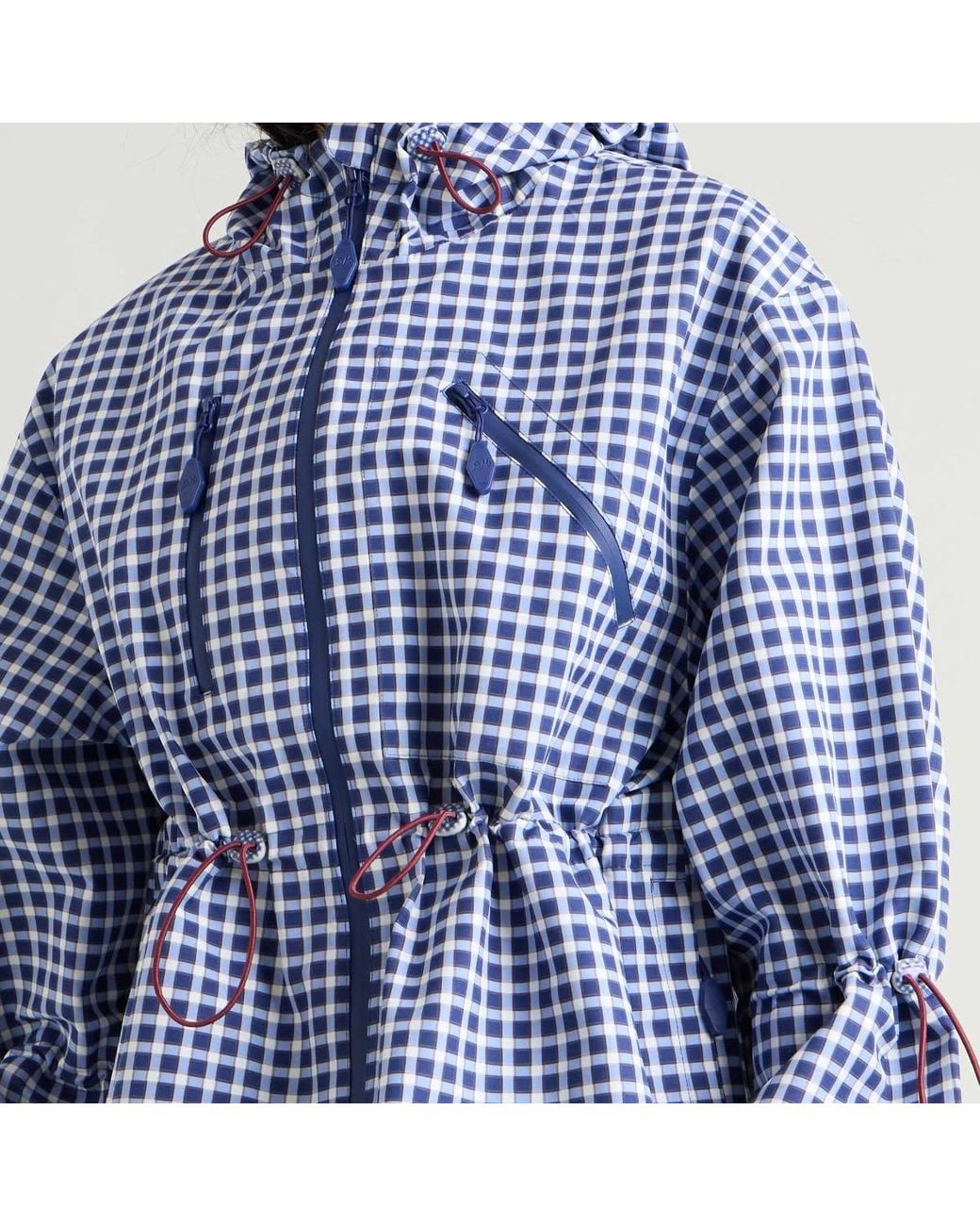 Damson Madder Blue End. X Matilda Raincoat