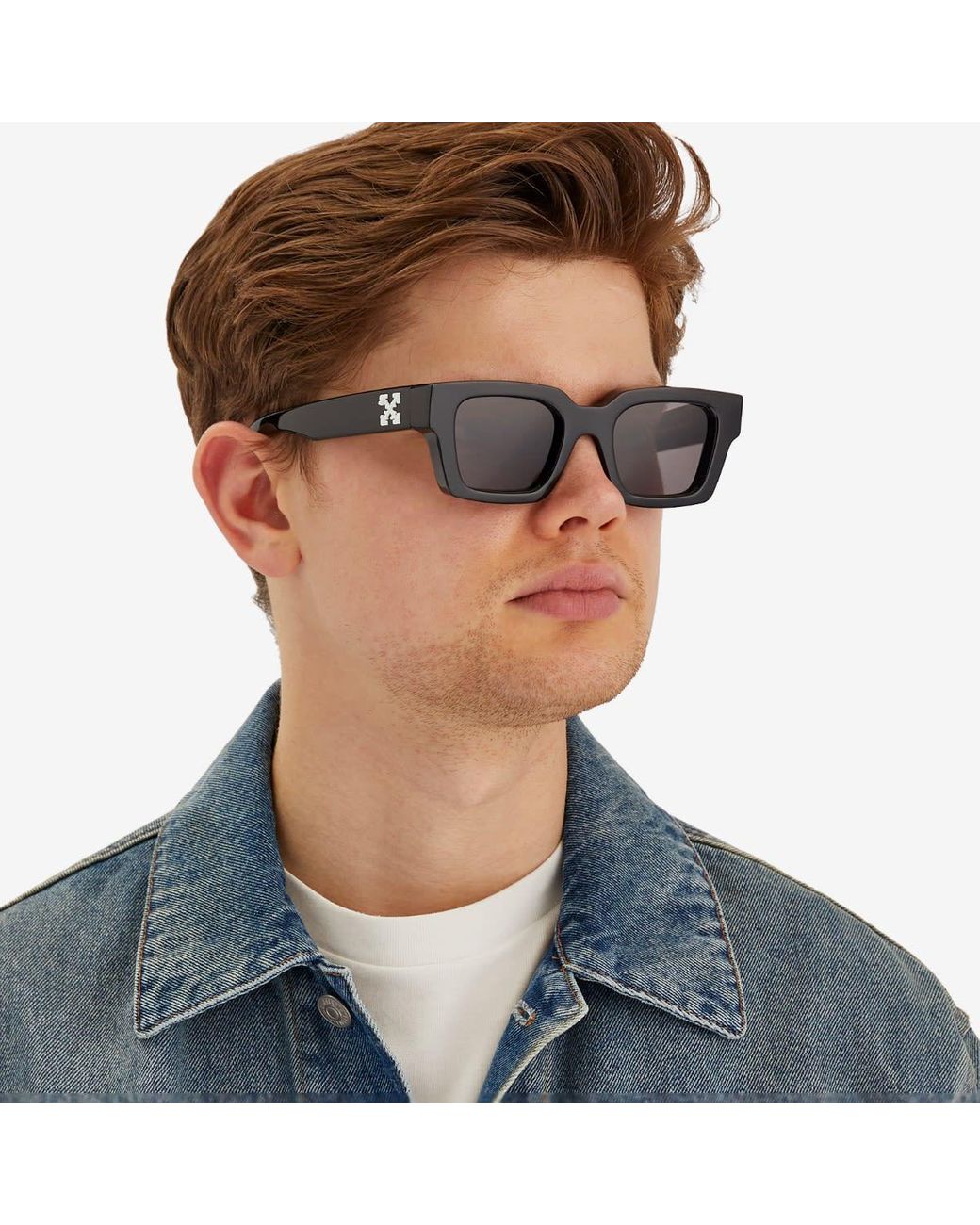 【送料&関税込】Off-White OERI008 VIRGIL SUNGLASSES L Sungla Off-White - Virgil Sunglasses - White - Luxury - Off-White