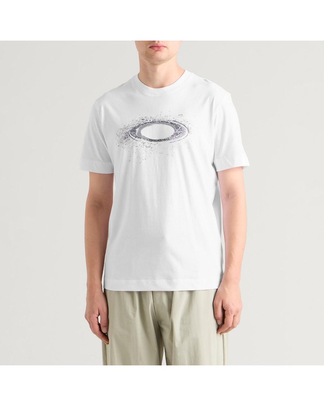 Oakley White Lunar Ellipse T-Shirt for men