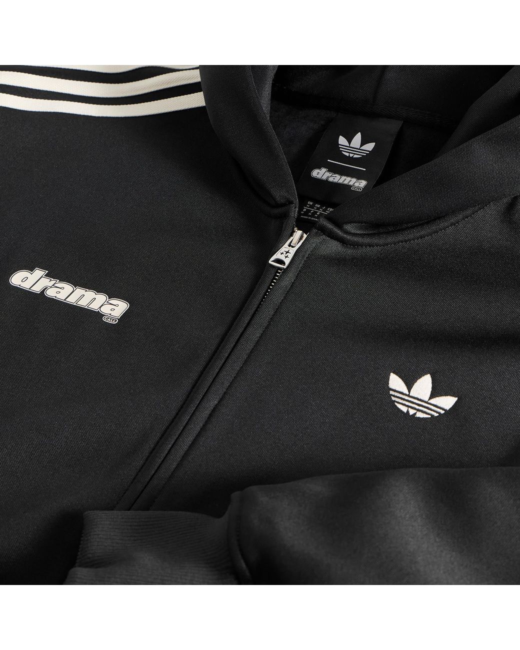 Adidas Black X Drama Call Hooded Track Top