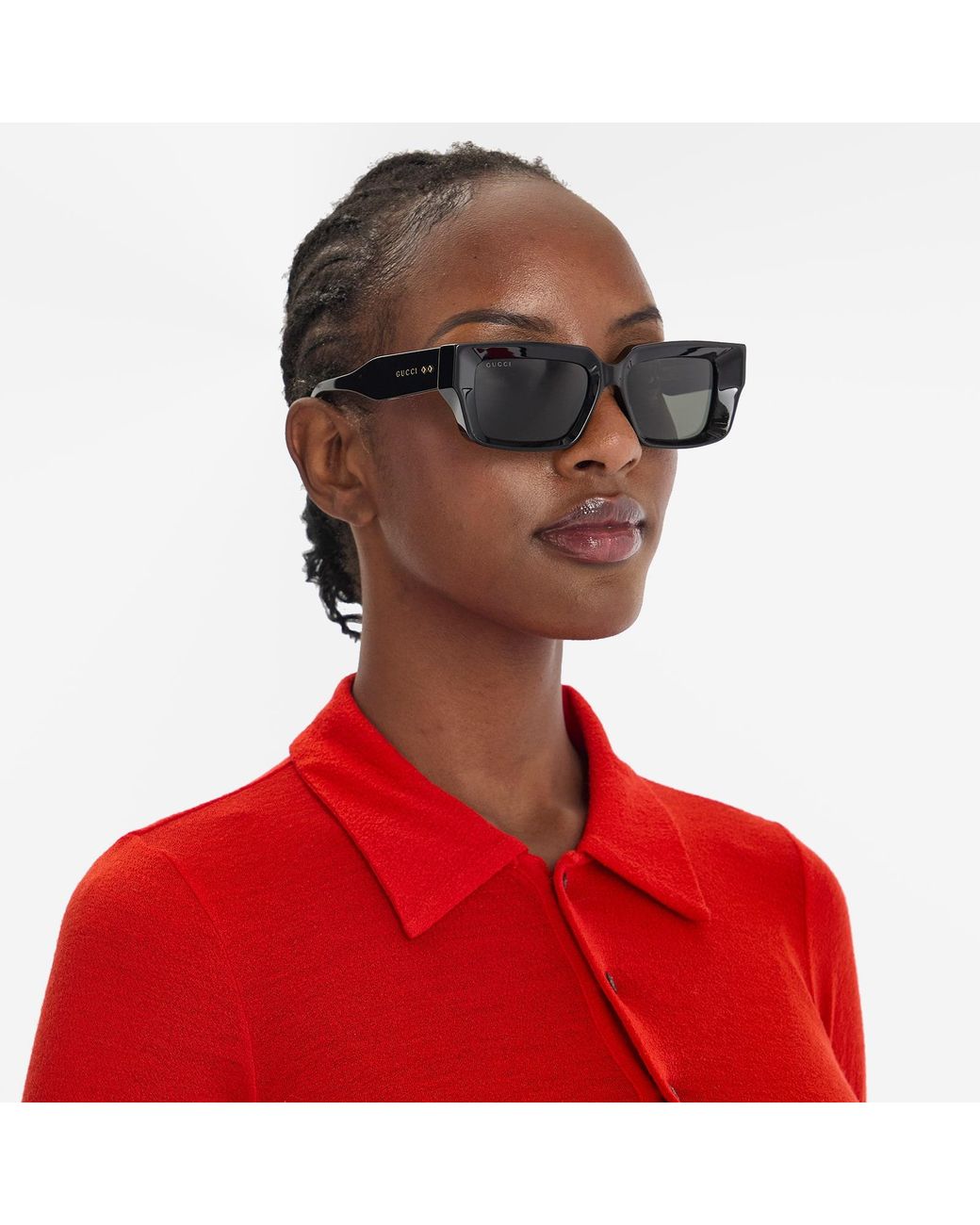 Gucci Eyewear Gg1529S Sunglasses in Gray | Lyst