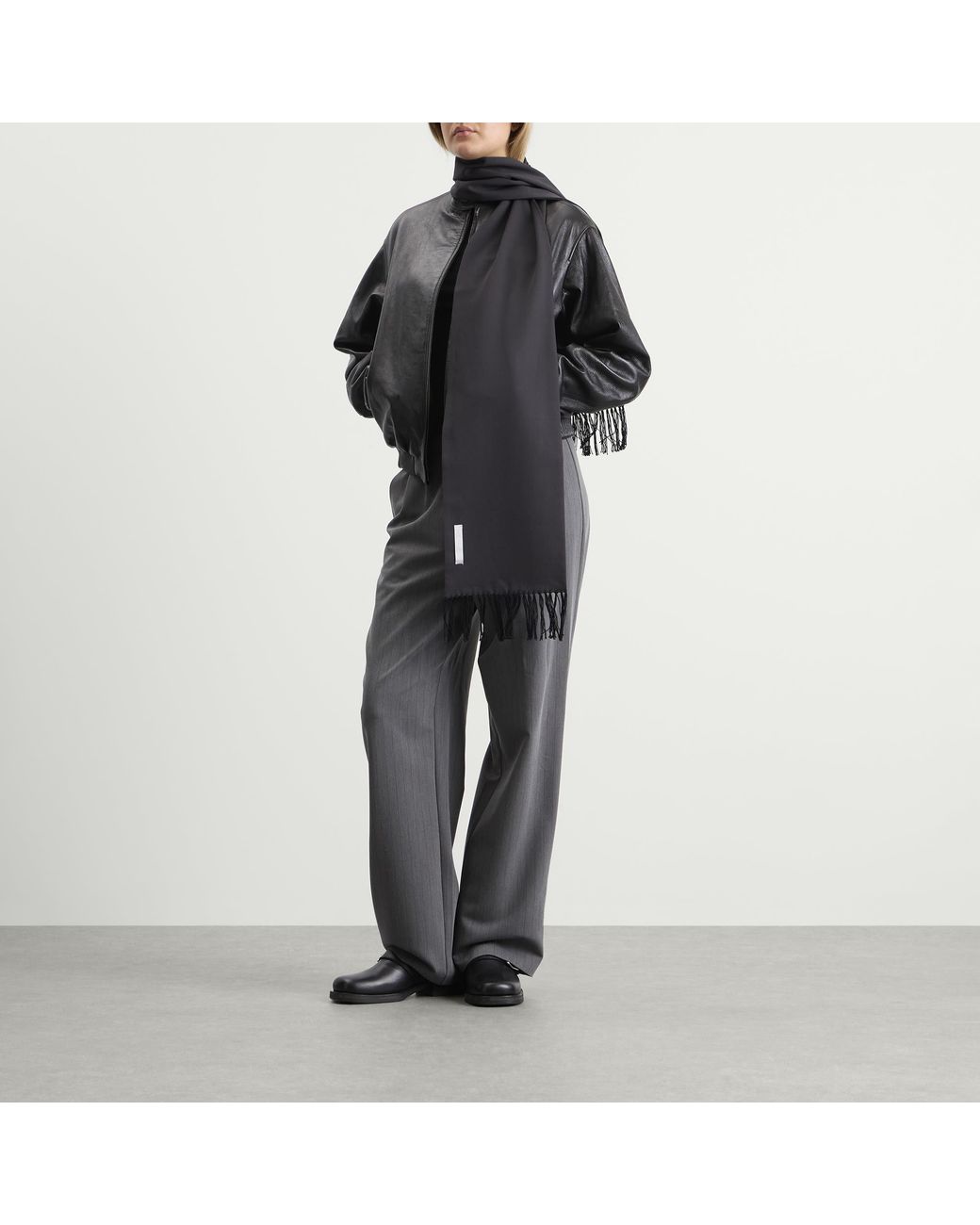 Our Legacy Black Suiting Scarf
