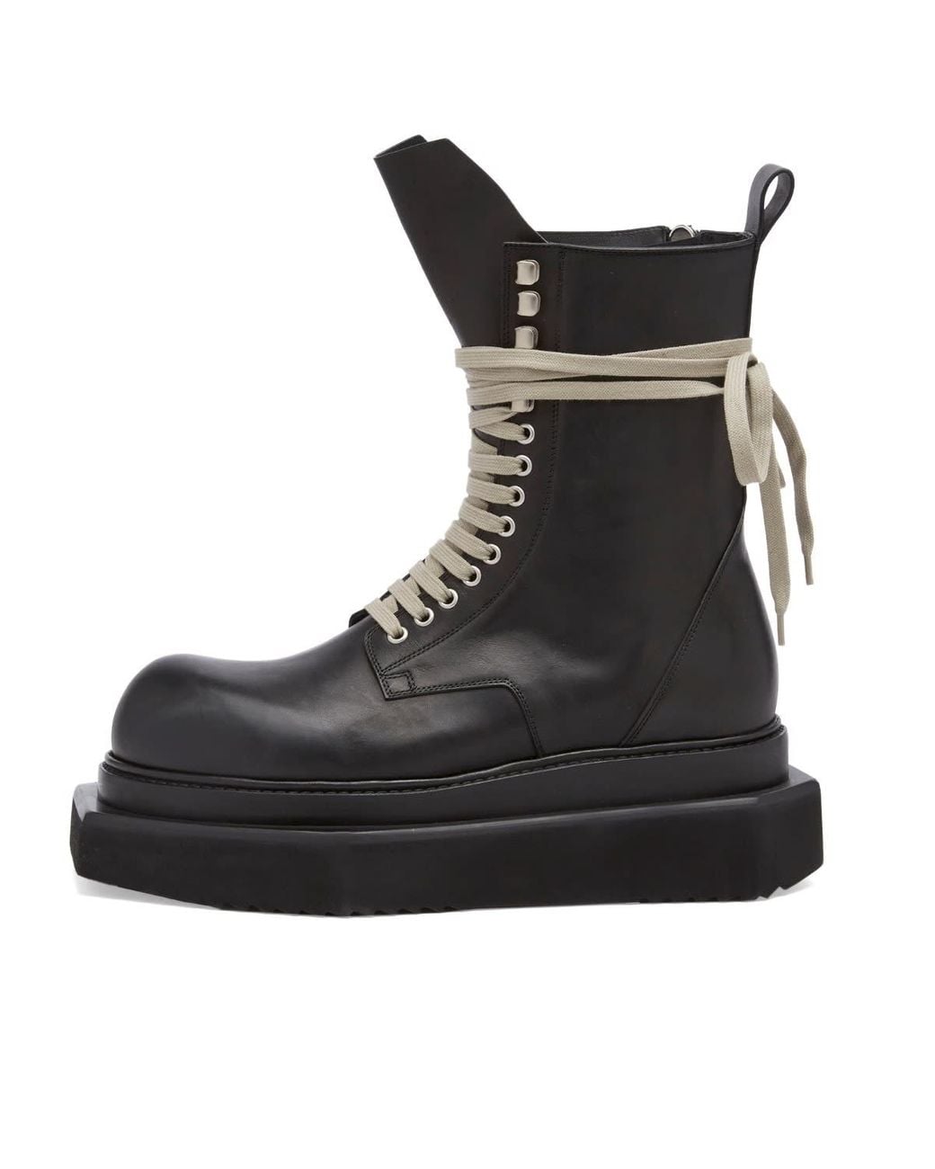 Rick Owens Turbo Cyclops Army Boot in Black for Men | Lyst
