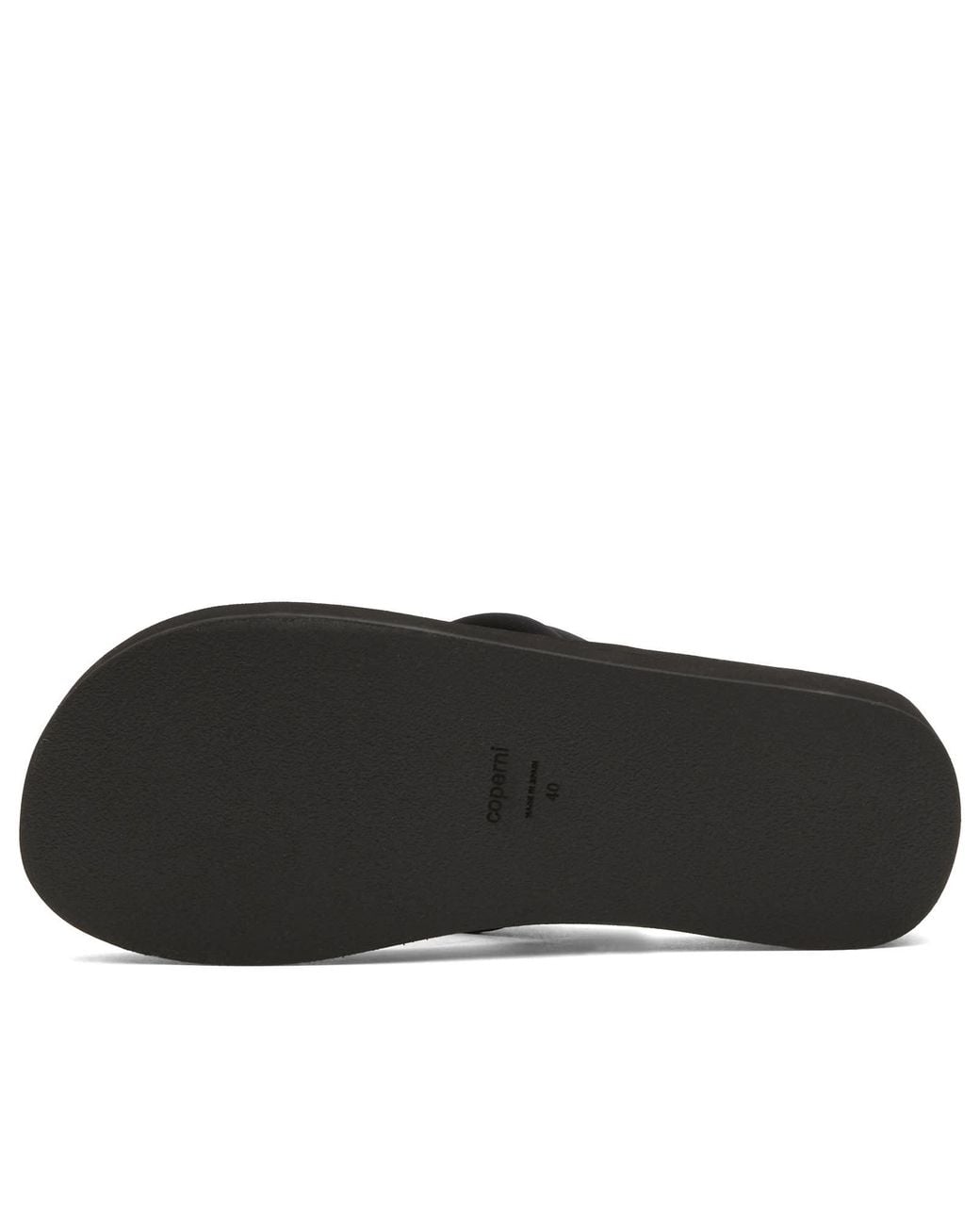 Coperni Black Foam Flip Flops