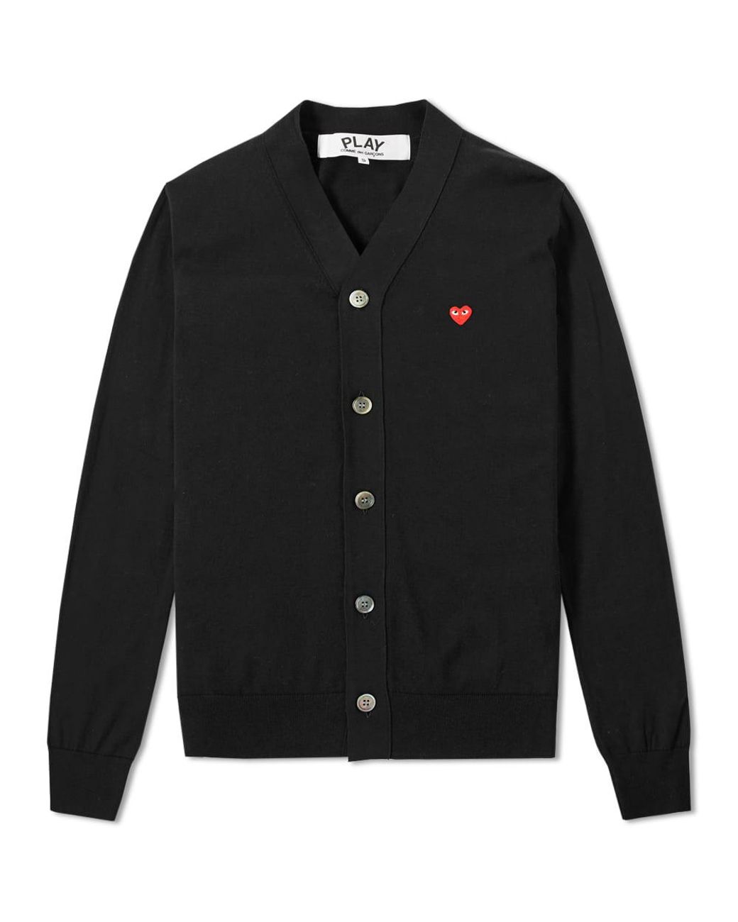 Lyst - Comme Des Garçons Play Play Cardigan in Black for Men - Save 14. ...