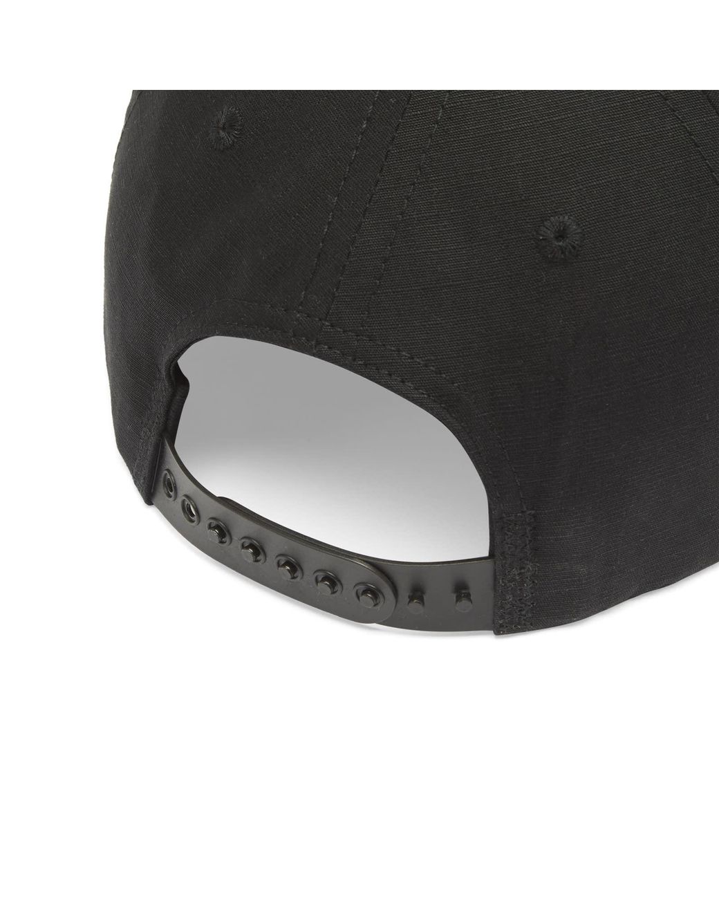 Randy's Garments Black Inc. 6 Panel Logo Snapback Cap for men