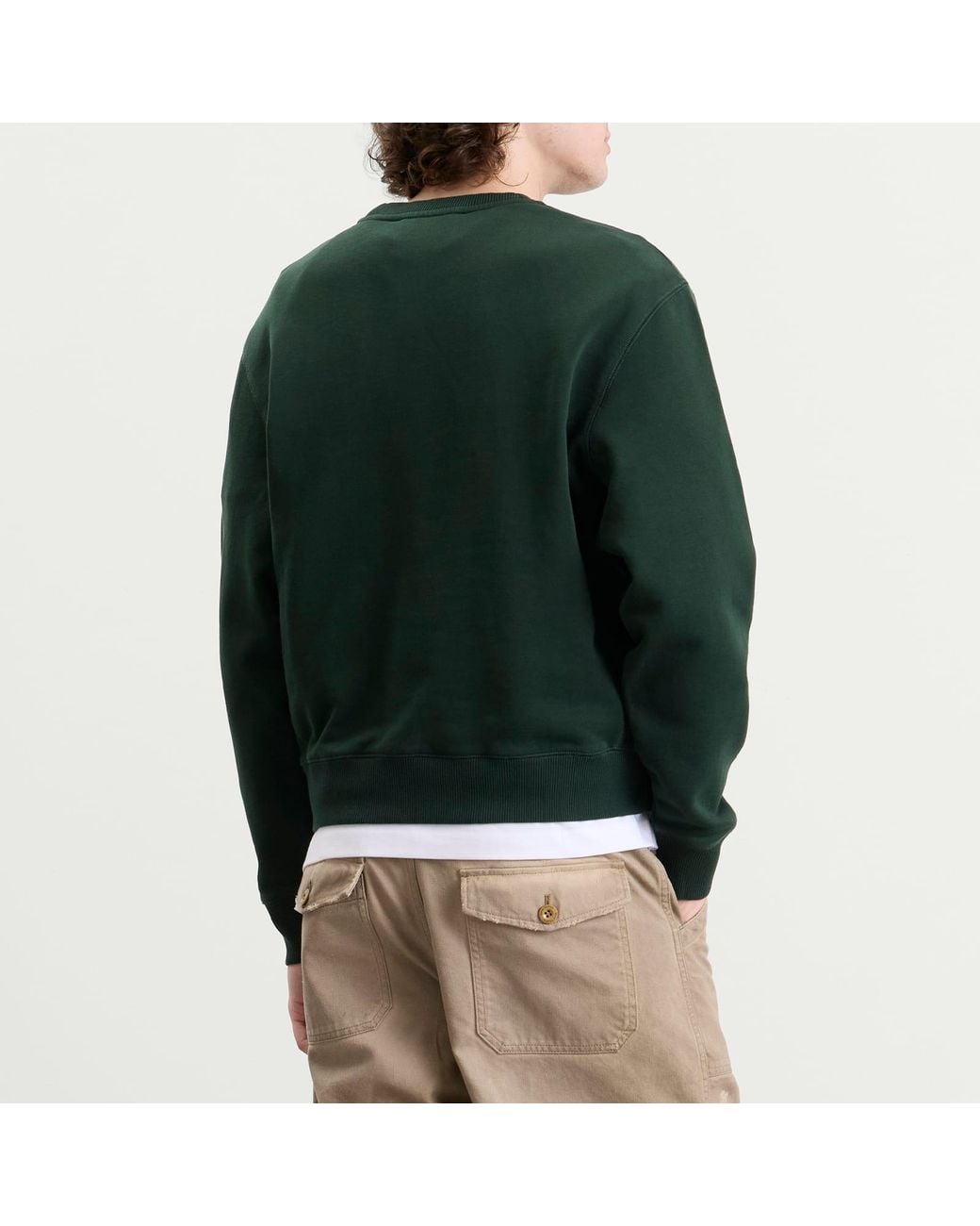 Acne Green Feomi U Venice Logo Jumper for men