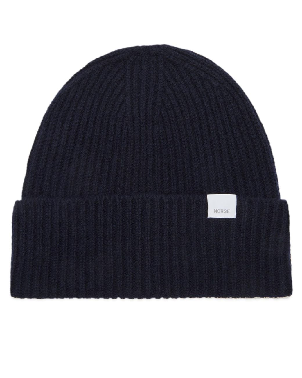 Norse Projects Blue Standard Lambswool Beanie for men