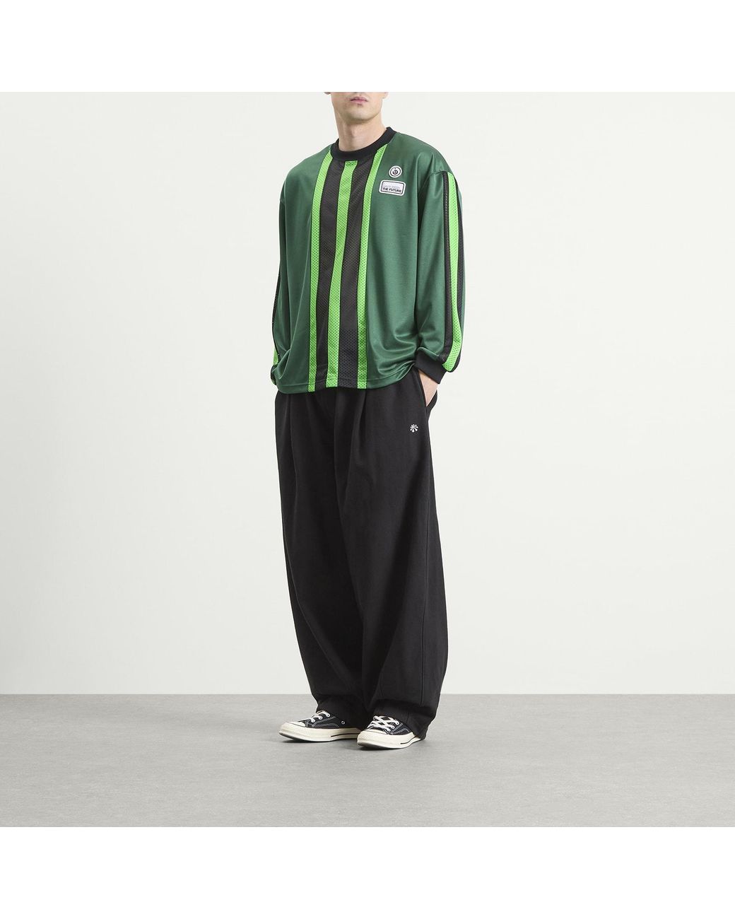 Nomarythm Textile Green Football T-Shirt for men