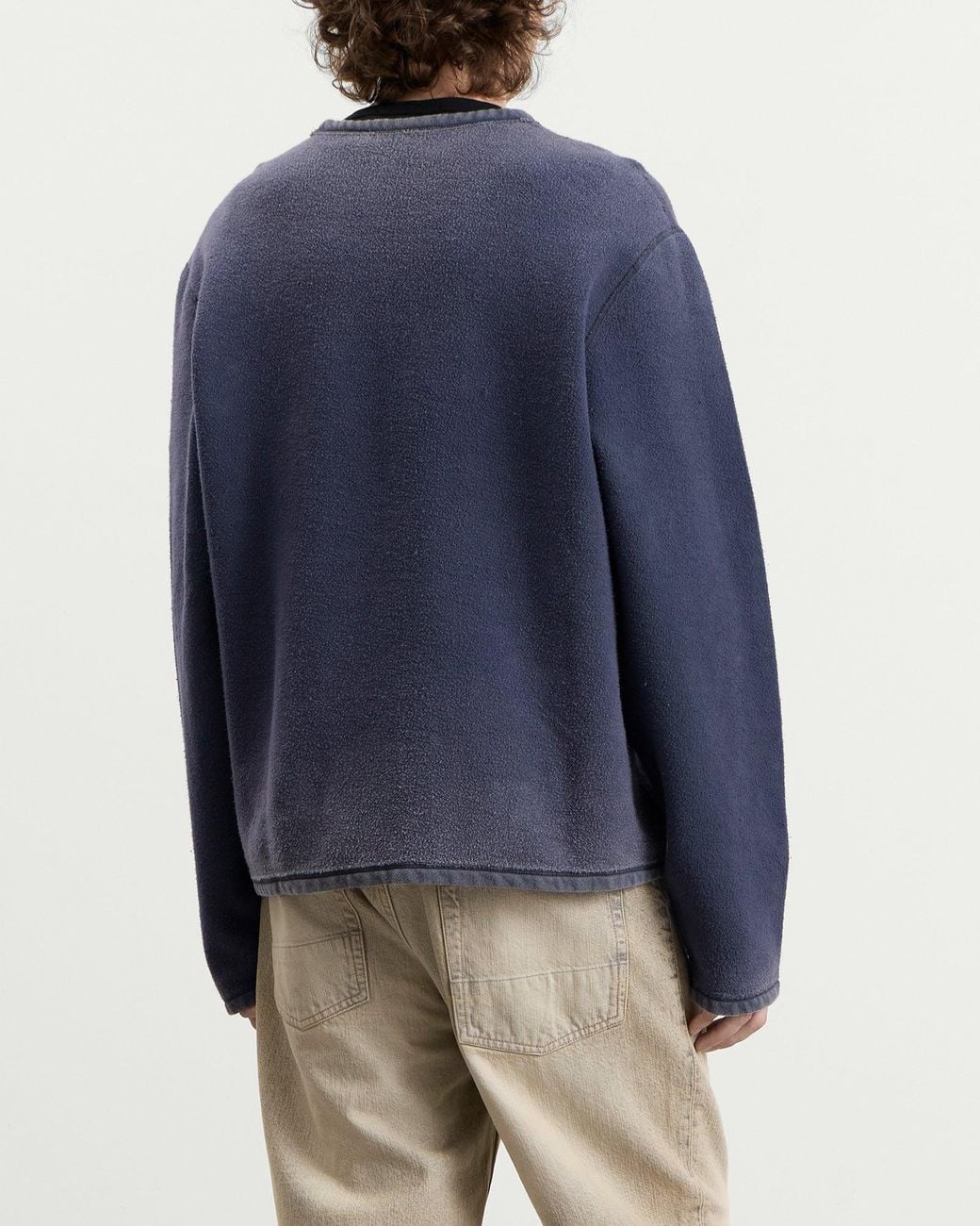Neck Lock Our Legacy Alloy Star Fleece Double Lock U Neck in Blue for Men | Lyst