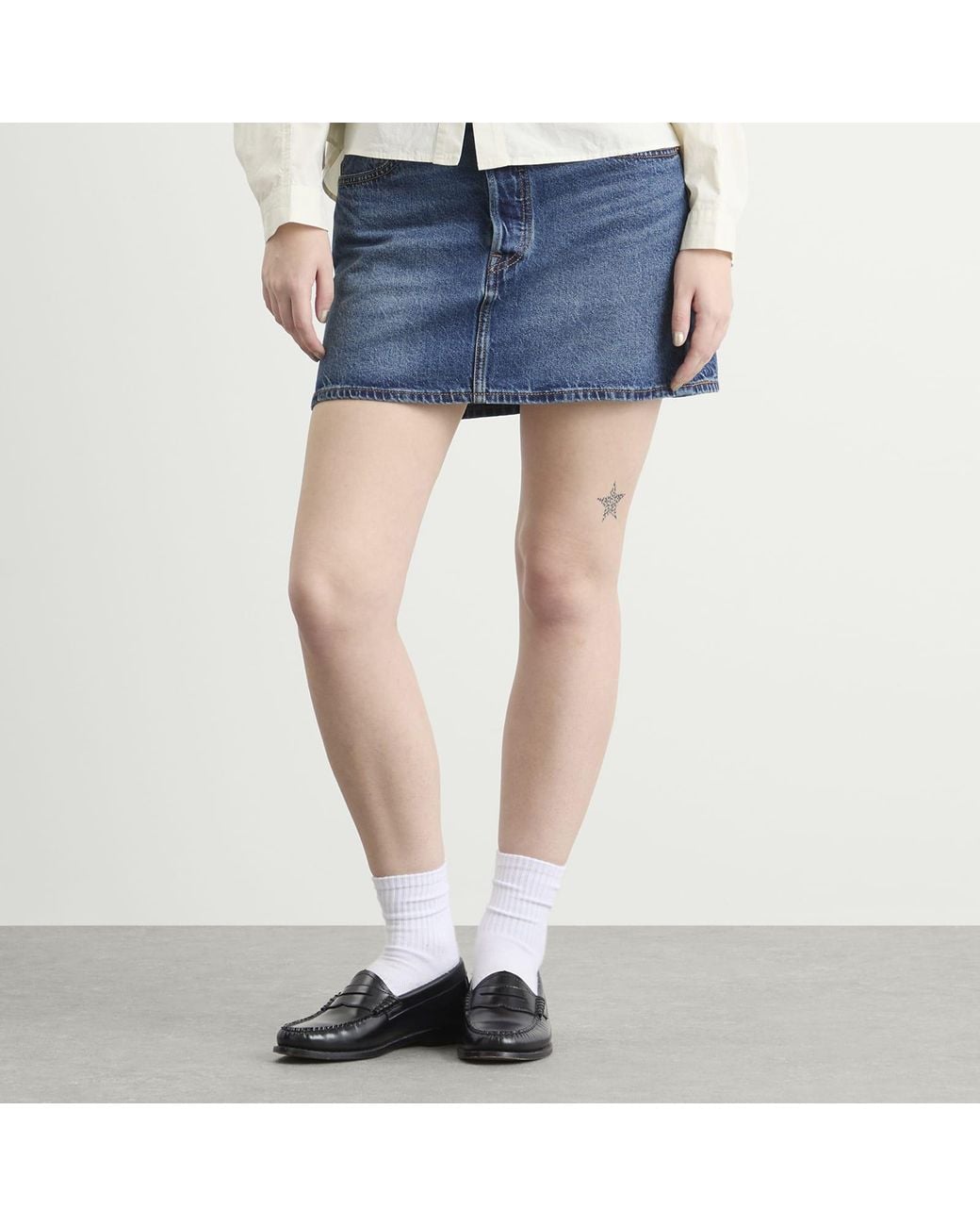 Levi's Blue Icon Skirt