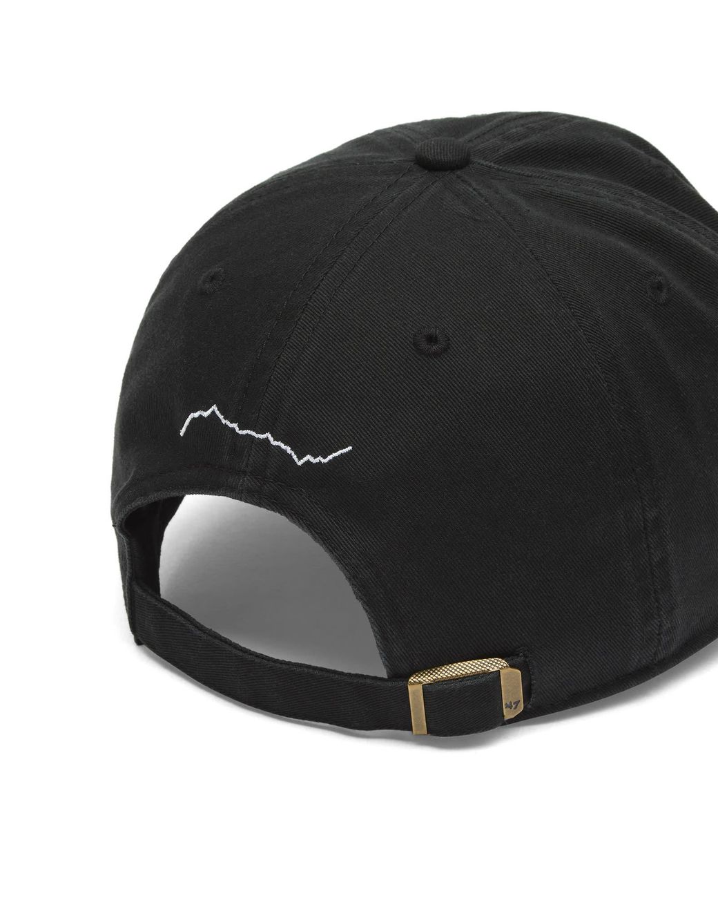 NANGA Black X 47 Cotton Cap for men