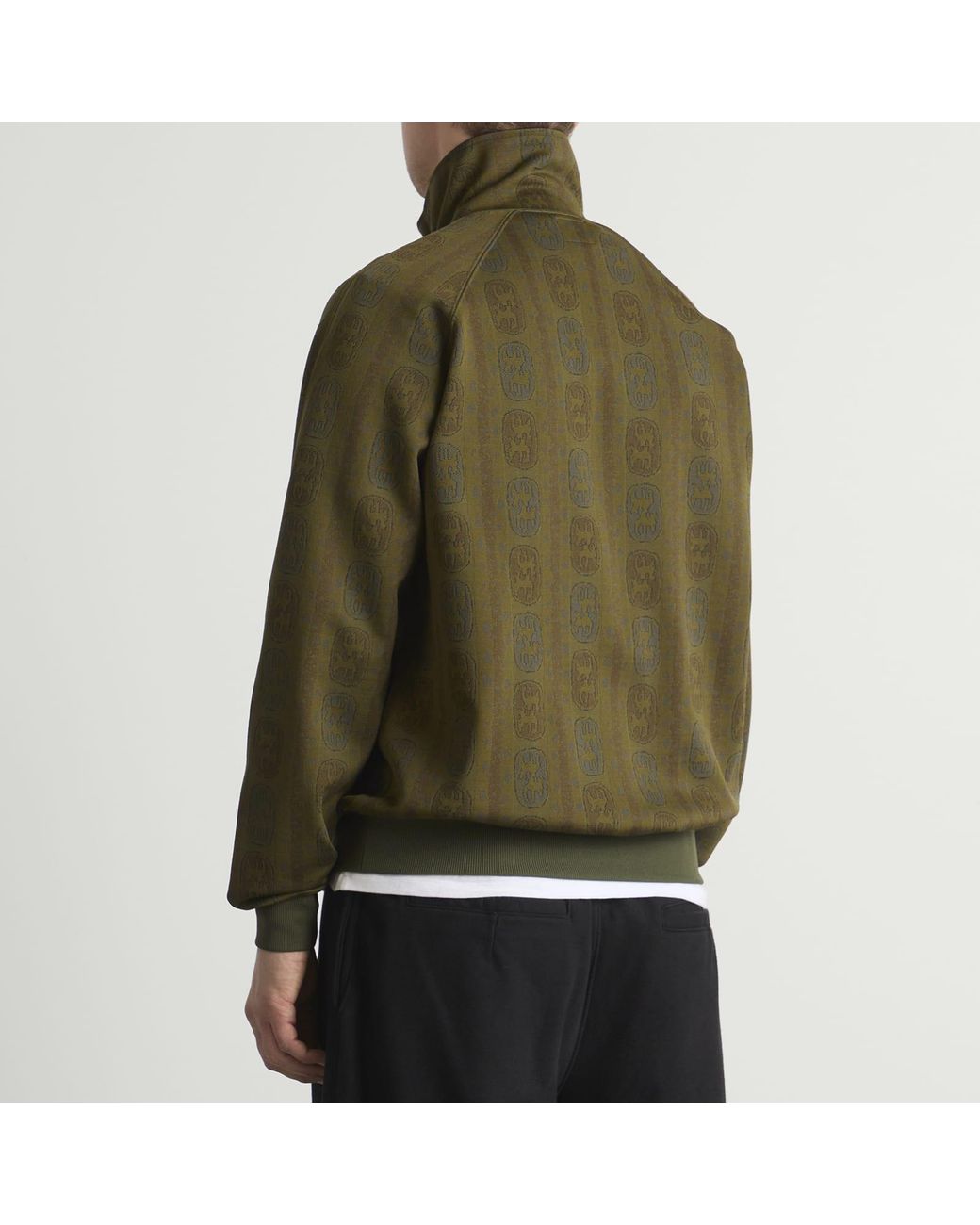 Needles Poly Jacquard Track Jacket in Green for Men | Lyst