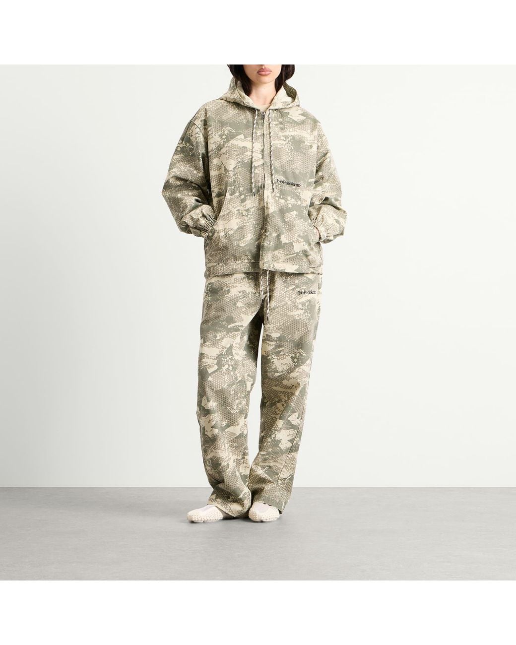 No Problemo Multicolor Forest Ripstop Work Jacket