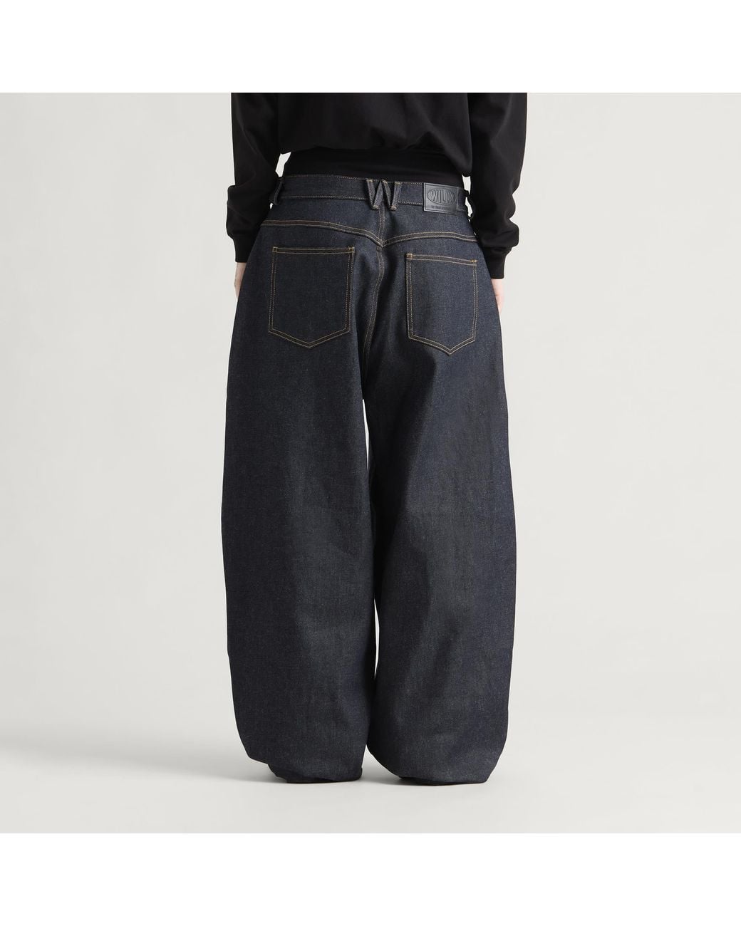 Willy Chavarria Blue Bad Girl Denim Jeans