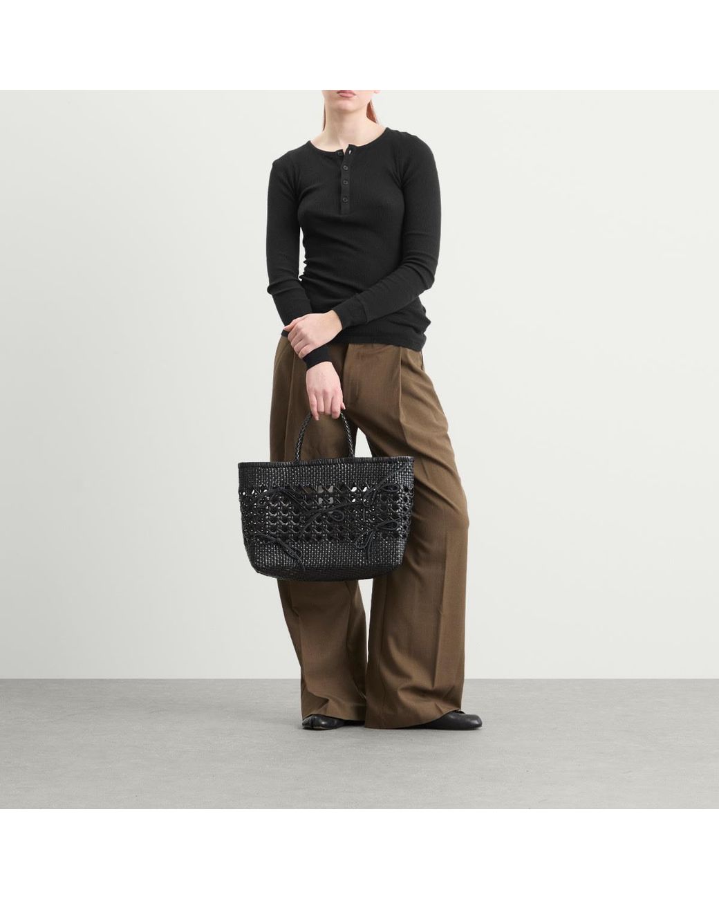 OSOI Black Biscuit Tote Bag