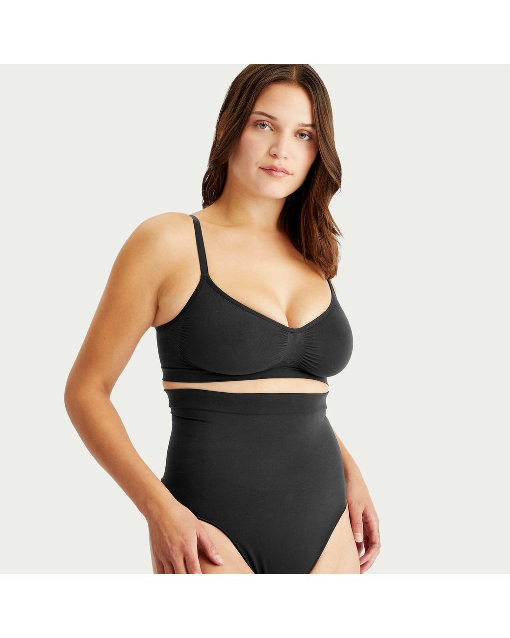 Skims Black Seamless Sculpt Bralette